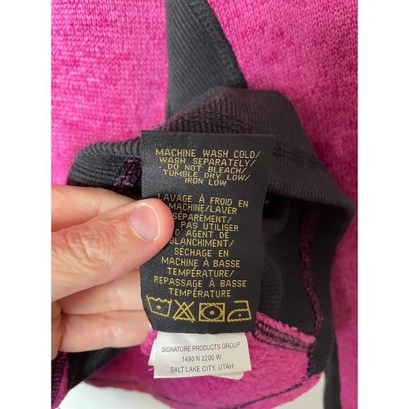 Browning Fleece Womens Medium Pink Full Zip Long Sleeve Jacket Light Weight Coat - Picture 7 of 14